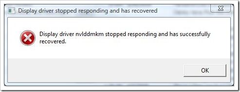 nvlddmkm fix error حل مشكلة display driver stopped responding فى أجهزة اللاب توب الحديثة