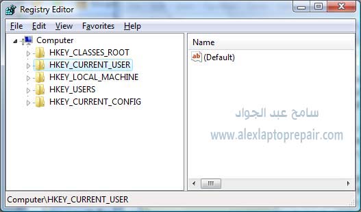 regedit حل مشكلة display driver stopped responding فى أجهزة اللاب توب الحديثة