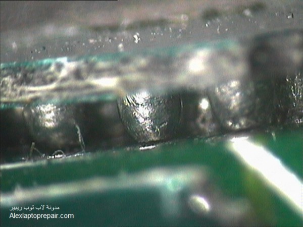 BGA solder joint crack repair
