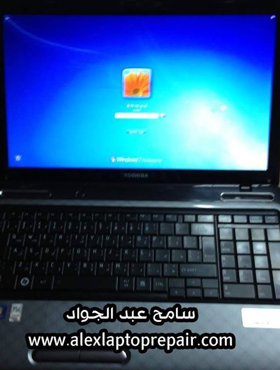 Toshiba Satellite L655 L750 L755 2 حل مشكلة الريستارت والخطوط التى تظهر فى شاشة اللاب توب Toshiba Satellite L655 L750 L755 L700 L745