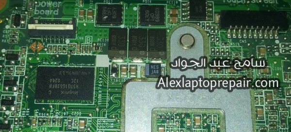 HP dv6 3023 2 600x273 حل مشكلة فقدان اشارة +VGA CORE فى جهاز لاب توب إتش بى HP dv6 3023 